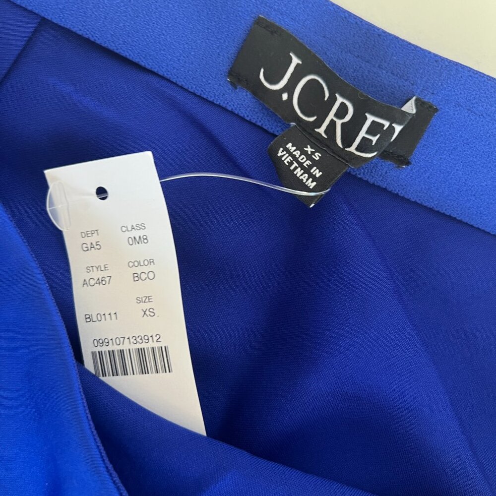 NWT Gwyneth slip skirt / brilliant cove cobalt capri sapphire blue / xs - Picture 3 of 7